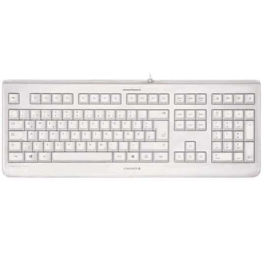 Teclado cherry kc 1068 usb blanco