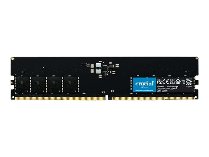 Memoria ram ddr5 16gb crucial - udimm - 5600 mhz - pc5 44800 - cl46 - 1.1v