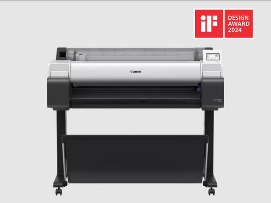 Plotter canon tm - 340 imageprograf a0 36 pulgadas -  2400ppp -  usb -  red -  wifi -  diseño cad -  tinta 5 colores -  tactil 4.3 pulgadas - pedestal incluido