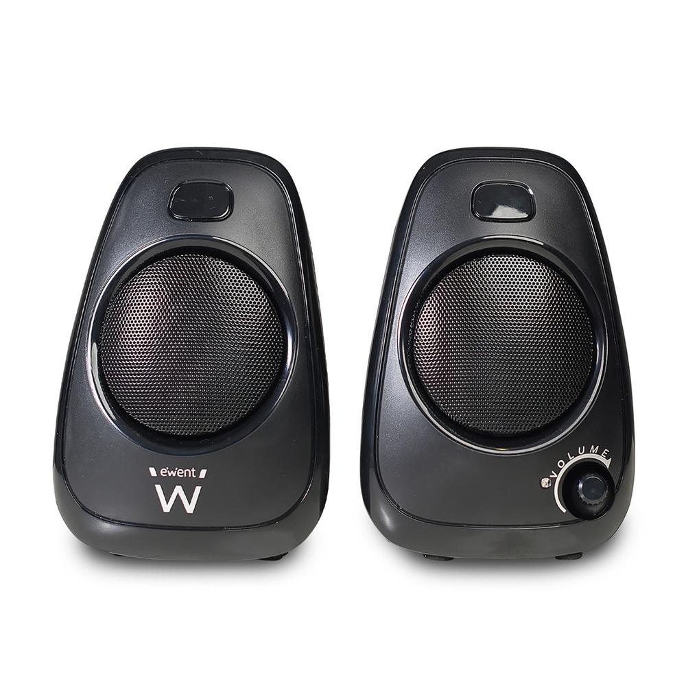 Altavoces ewent 2.0 ew3527 negro