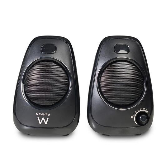 Altavoces ewent 2.0 ew3527 negro