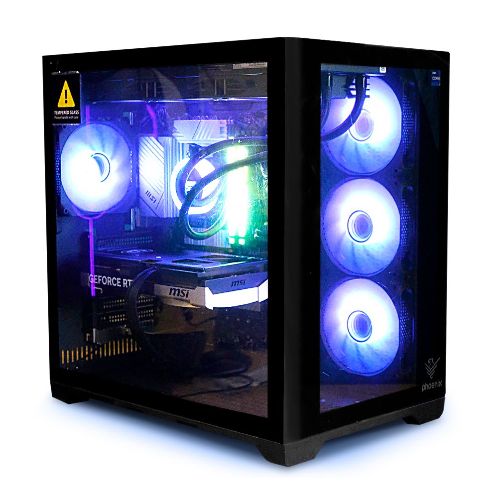 Ordenador pc phoenix gaming kronos intel i7 14700kf - vga nvidia rtx 5070 12gb - 32gb ddr5 - 1tb ssd nvme win 11 pro