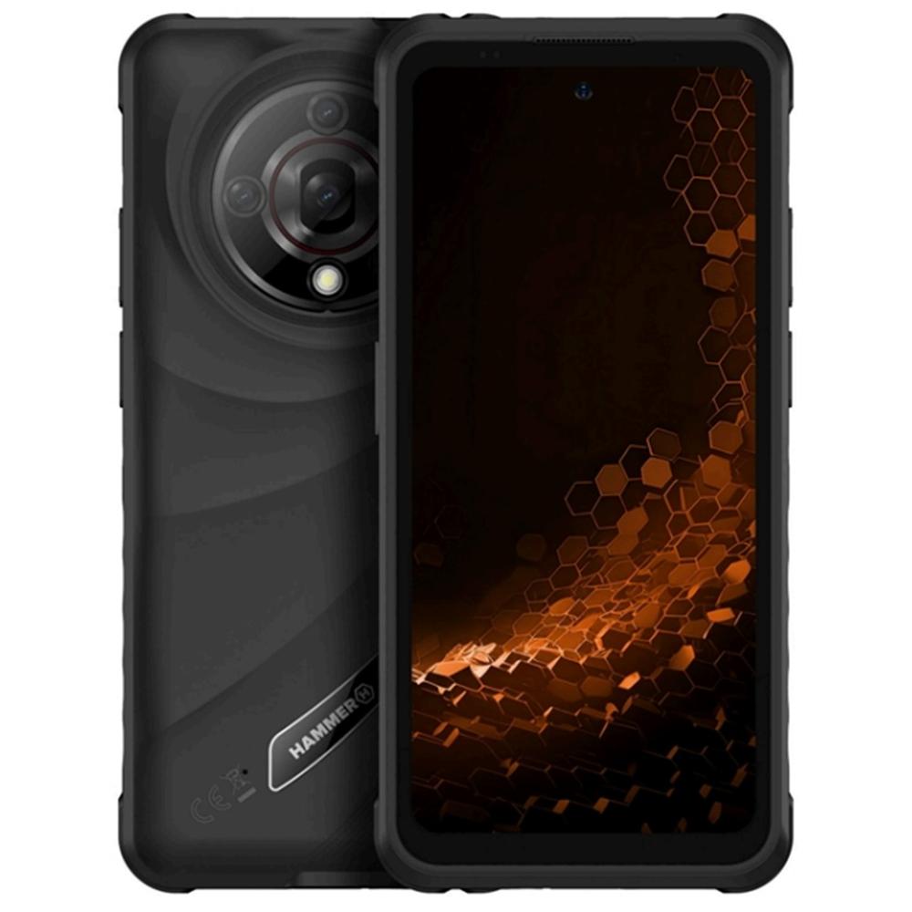 Telefono movil smartphone rugerizado hammer iron 6 5g - 6gb - 128gb - 6.56 pulgadas - negro