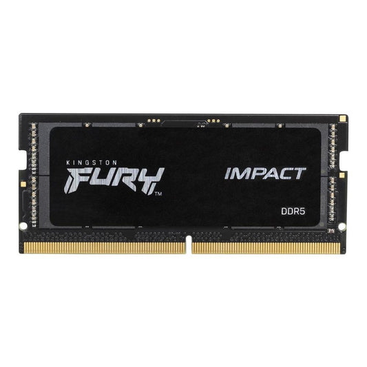 Memoria ram ddr5 8gb kingston - 4800mhz - pc5 - 38400 - fury impact - cl38 - 1.1v - sodimm