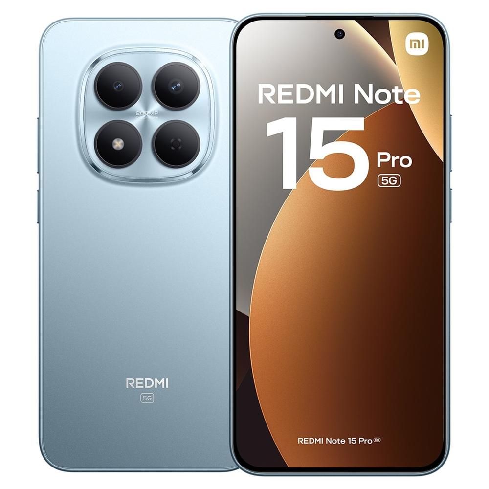 Movil xiaomi redmi note 15 pro 5g 12gb 512gb 6.83 pulgadas azul