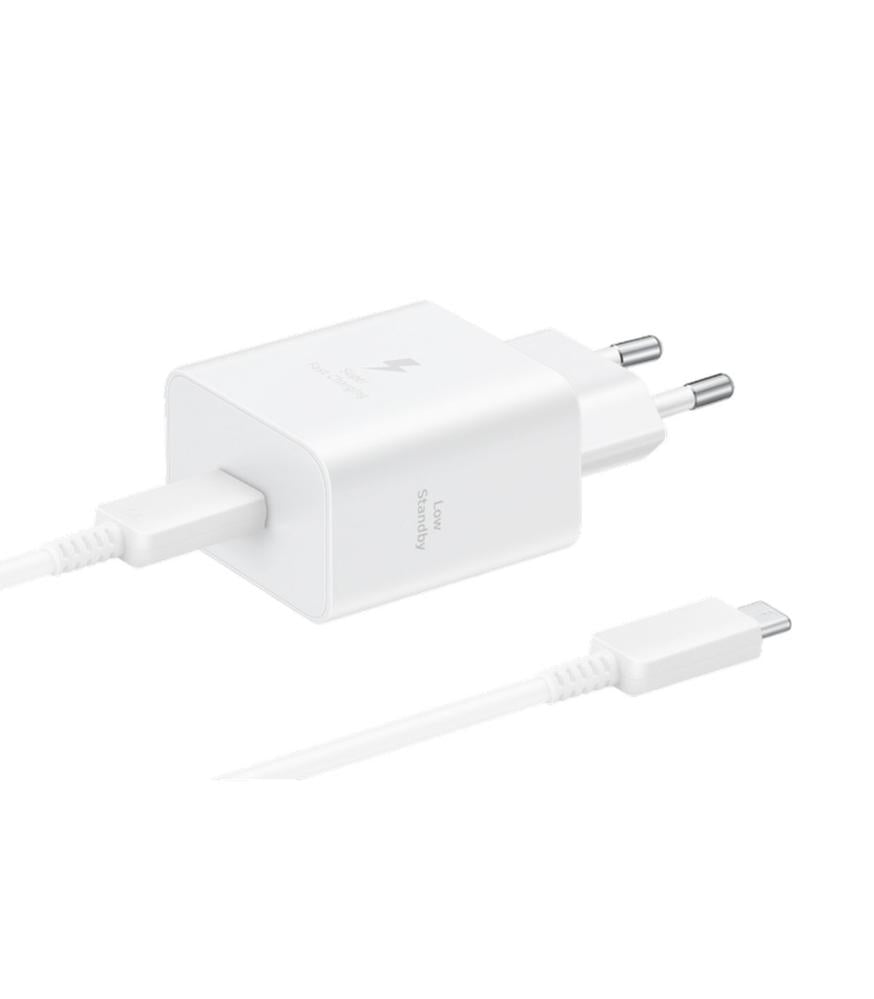 Cargador samsung ep - t4511xwegeu usb tipo c blanco 45w cable incluido