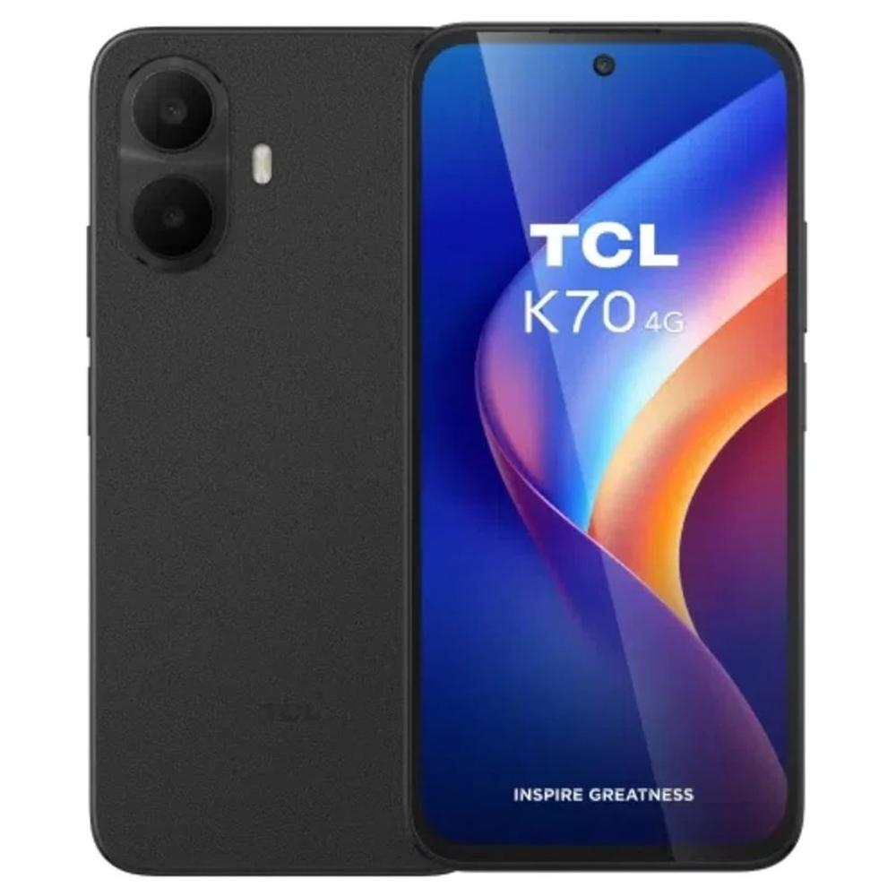 Telefono movil smartphone tcl k70 - 4gb -  128gb - 6.8 pulgadas - negro