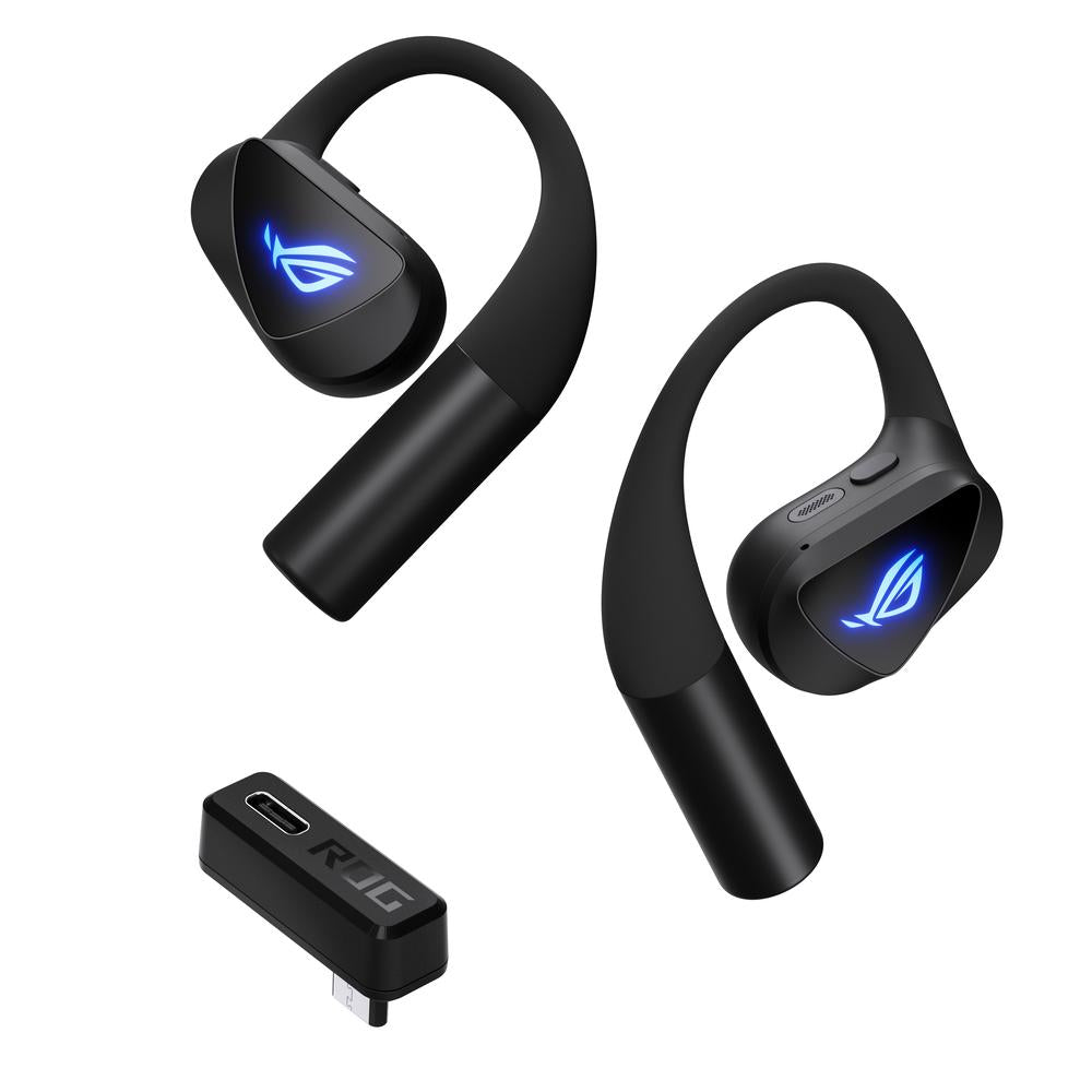 Auriculares asus rog cetra open inalambrico negro