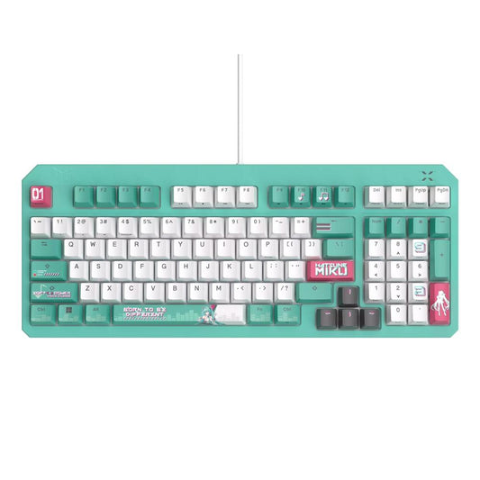 Teclado asus tuf gaming k3 gen ii hatsune miku edition rgb