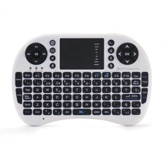 Mini teclado inalambrico wireless 2.4ghz phoenix touchpad multimedia  smart tv - tvbox - android tv - color blanco y negro